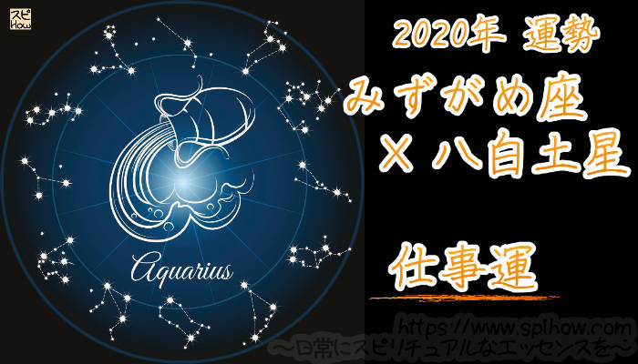 【仕事運】みずがめ座×八白土星【2020年】のアイキャッチ画像